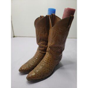 Justin 3699 Mens Full Quill Ostrich Exotic Western Leather Cowboy Boots 10.5D